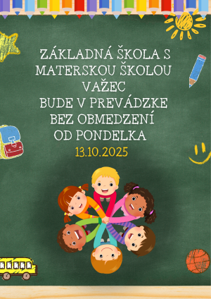 Oznámenie o udelení riaditeľského voľna 2